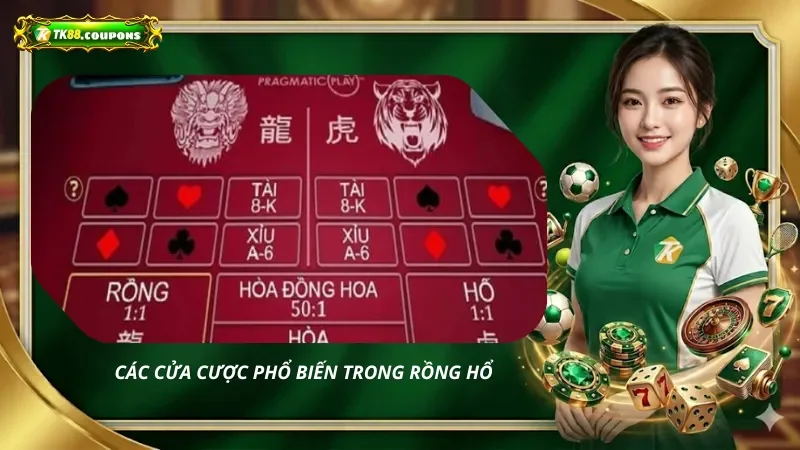 Các Cửa Cược Phổ Biến Trong Rồng Hổ