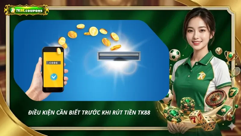 Điều kiện cần biết trước khi rút tiền TK88