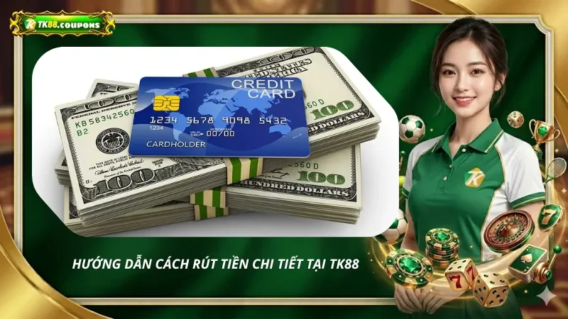 Hướng dẫn cách rút tiền chi tiết tại TK88