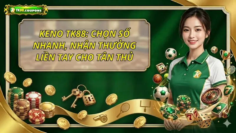 Keno TK88: Chọn Số Nhanh, Nhận Thưởng Liền Tay Cho Tân Thủ