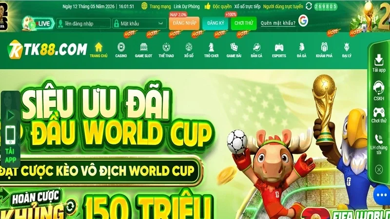 TK88 nổi tiếng là một nhà cái uy tín hiện nay